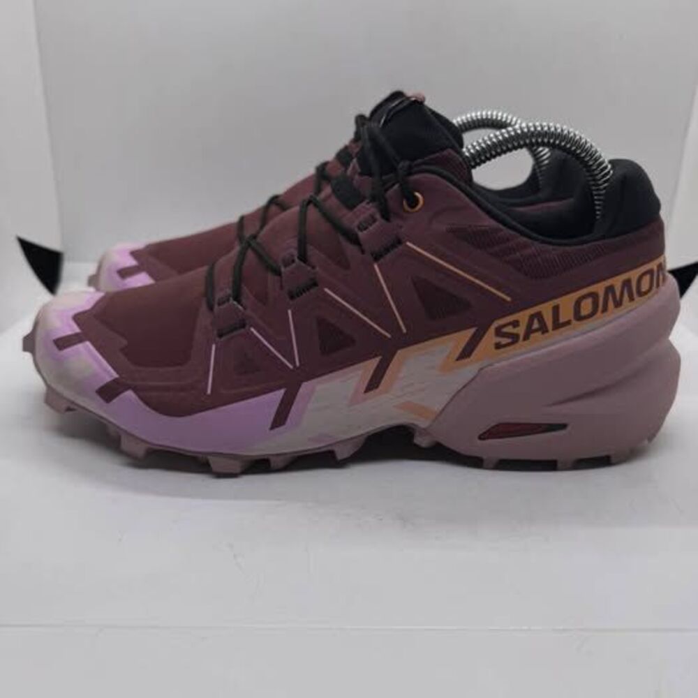 Salomon Speedcross 6 Trail womens Size 7.5 purple shoes sneakers